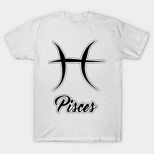 Pisces Zodiac Design T-Shirt